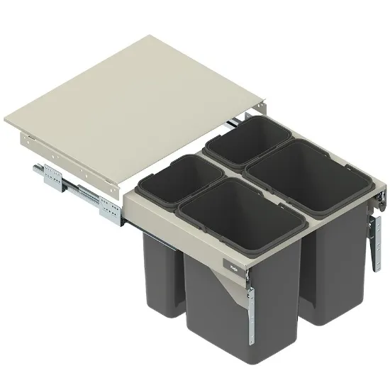 Obrazek Szuflada z koszami kb=60 h=32 nl-480 srebrny