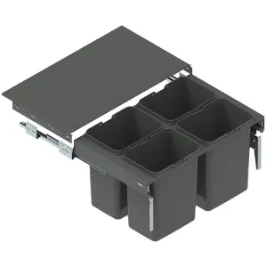 Obrazek Szuflada z koszami kb=80 h=32 nl-480 grafit