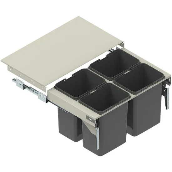 Obrazek Szuflada z koszami kb=80 h=42.5 nl-480 srebrny