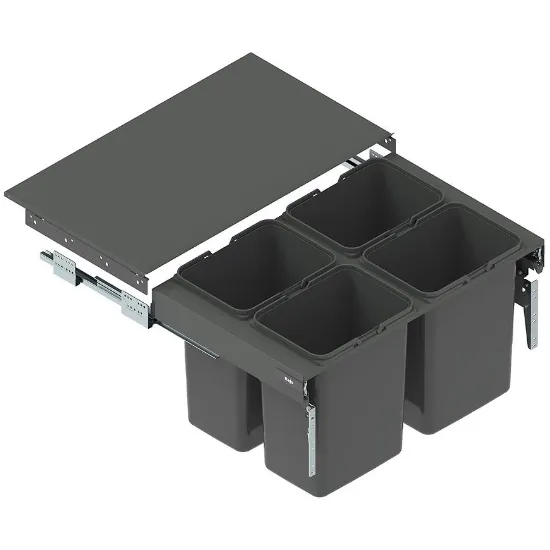 Obrazek Szuflada z koszami kb=80 h=42.5 nl-480 grafit