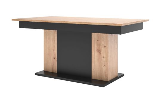 Obrazek Stół rozkładany Vento dąb artisan/czarny