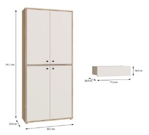 Obrazek Szafa na buty Tamworth KEDS721