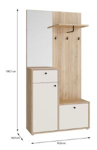 Obrazek Garderoba Tamworth KEDD02L