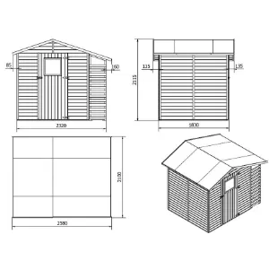 Obrazek Domek Ogrodowy Torino II