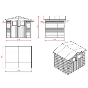 Obrazek Domek Ogrodowy Milano III Mini