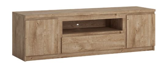 Obrazek Komoda RTV dwudrzwiowa z szufladą Fribo FRIF01 dąb ribbeck złoty