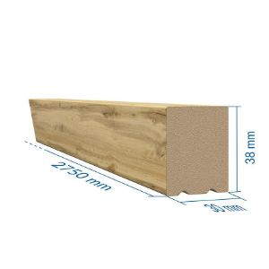 Obrazek Lamele ścienne 3D dąb wotan 30x38x2750m