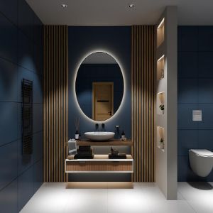 Obrazek Lamele ścienne 3D dąb naturalny 30x38x2750mm