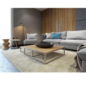Obrazek Lamele ścienne 3D dąb sonoma 30x38x2750mm