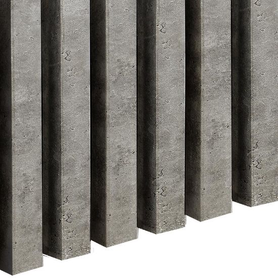 Obrazek Lamele ścienne 3D Loft Beton 30x38x2750mm