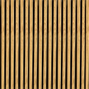 Obrazek Lamele ścienne 3D slim Dąb Naturalny 19x29x2750mm