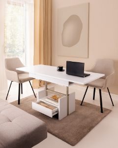 Obrazek Ławostół rozkładany Cortado 1S CRTT02 Biel alpejska