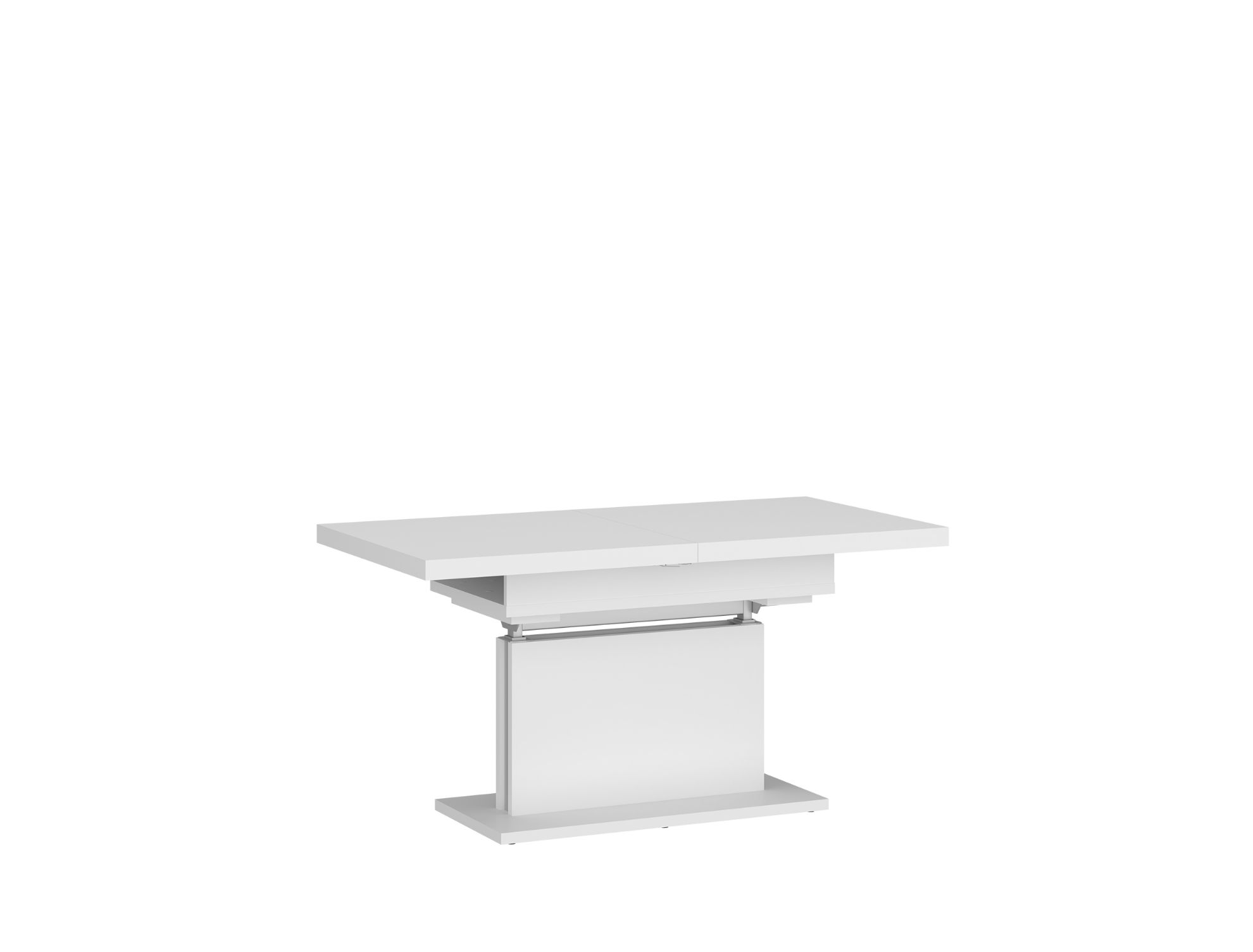 Ławostół rozkładany Cortado CRTT14 Biel alpejska