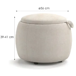 Obrazek Pufa Fiord Rebel 25 beżowy