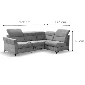 Obrazek Narożnik Denver P Eclipse 23 z funkcją spania