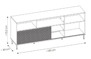 Obrazek Szafka RTV Pozzi 1D POZF01