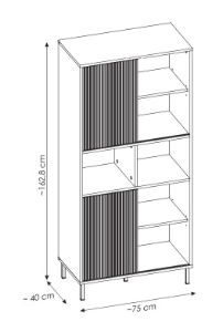 Obrazek Regał Pozzi 2D POZR01