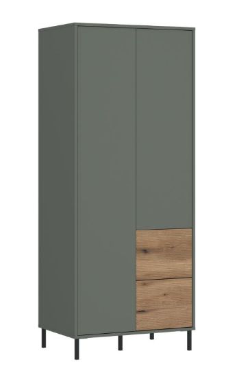 Obrazek Szafa dwudrzwiowa z szufladami Pozzi 2D2S POZS01