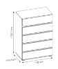 Obrazek Komoda z szufladami Flexi 5S FLXK02