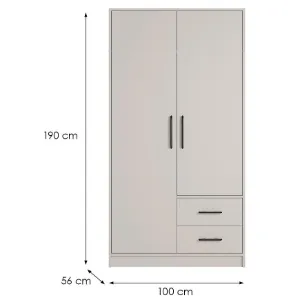 Obrazek Szafa Smart Sr3 2d Cashmere