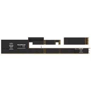 Obrazek Szafka Kuchenna Aria-Bl/Ar Anti Fingerprint 80zl 2f Bb