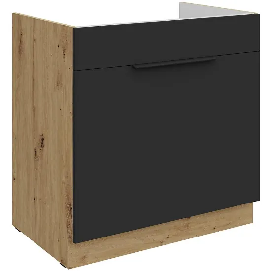 Obrazek Szafka Kuchenna Aria-Bl/Ar Anti Fingerprint 80zl 1s Bb