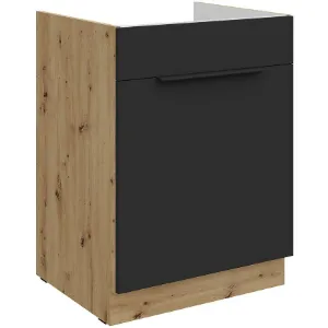 Obrazek Szafka Kuchenna Aria-Bl/Ar Anti Fingerprint 60zl 1s Bb