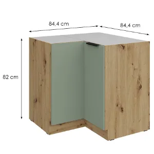 Obrazek Szafka Kuchenna Aria-Sa/Ar Anti Fingerprint 90x90 Dn 2f Bb