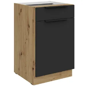 Obrazek Szafka Kuchenna Aria-Bl/Ar Anti Fingerprint 50d 1f 1s Bb