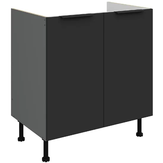 Obrazek Szafka Kuchenna Aria-Bl/Ant Anti Fingerprint 80zl 2f Bb