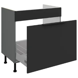 Obrazek Szafka Kuchenna Aria-Bl/Ant Anti Fingerprint 80zl 1s Bb