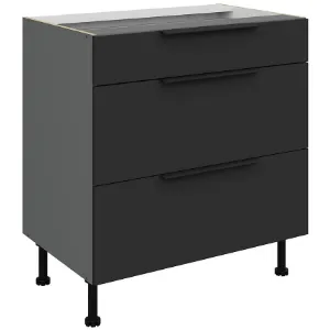 Obrazek Szafka Kuchenna Aria-Bl/Ant Anti Fingerprint 80d 3s Bb