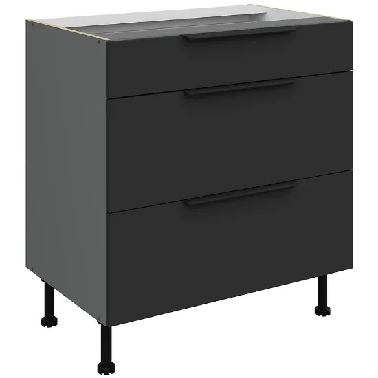 Obrazek Szafka Kuchenna Aria-Bl/Ant Anti Fingerprint 80d 3s Bb