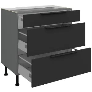 Obrazek Szafka Kuchenna Aria-Bl/Ant Anti Fingerprint 80d 3s Bb