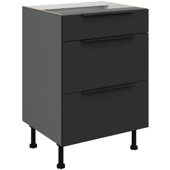 Obrazek Szafka Kuchenna Aria-Bl/Ant Anti Fingerprint 60d 3s Bb