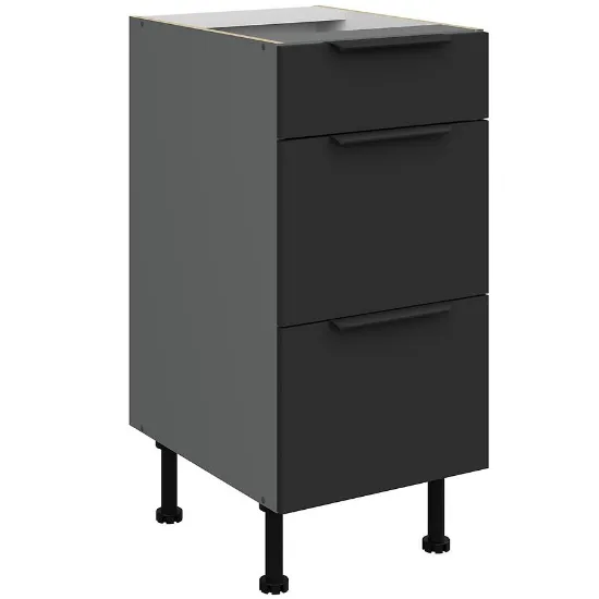 Obrazek Szafka Kuchenna Aria-Bl/Ant Anti Fingerprint 40d 3s Bb