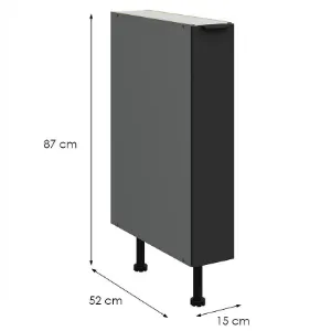 Obrazek Szafka Kuchenna Aria-Bl/Ant Anti Fingerprint 15d Cargo Bb