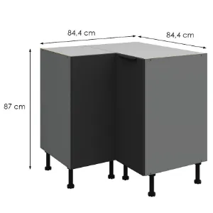 Obrazek Szafka Kuchenna Aria-Bl/Ant Anti Fingerprint 90x90 Dn 2f Bb