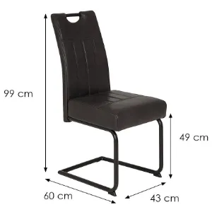 Obrazek Krzesło Betty czarne