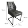 Obrazek Krzesło Mirjam czarne