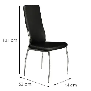 Obrazek Krzesło Odet czarne