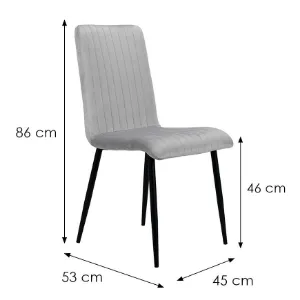 Obrazek Krzesło Sally szare