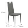 Obrazek Krzesło Tory szare