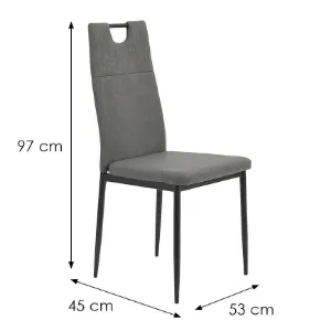 Obrazek Krzesło Tory szare