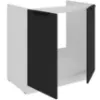 Obrazek Szafka Kuchenna Aria-Bl/Wh Anti Fingerprint 80zl 2f Bb