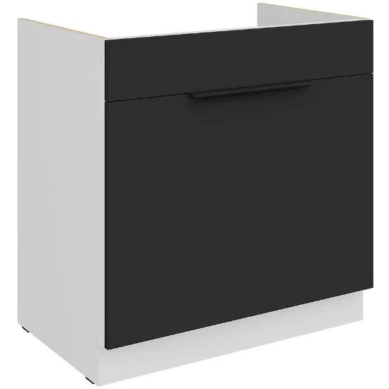 Obrazek Szafka Kuchenna Aria-Bl/Wh Anti Fingerprint 80zl 1s Bb