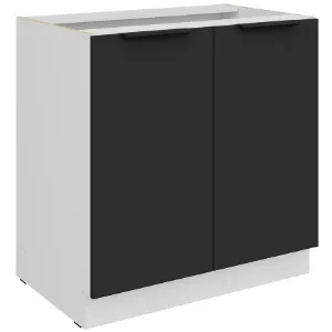 Obrazek Szafka Kuchenna Aria-Bl/Wh Anti Fingerprint 80d 2f Bb