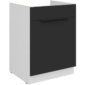 Obrazek Szafka Kuchenna Aria-Bl/Wh Anti Fingerprint 60zl 1s Bb