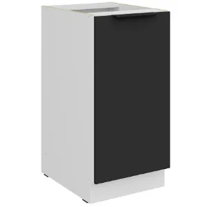 Obrazek Szafka Kuchenna Aria-Bl/Wh Anti Fingerprint 40d 1f Bb