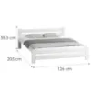 Obrazek Łóżko Agata 120 Białe